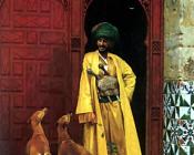 让莱昂杰罗姆 - An Arab and His Dog